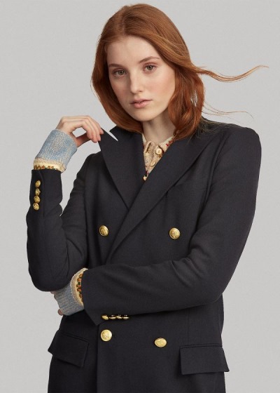 Women's Polo Ralph Lauren Double-Breasted Wool Blazers | 460739EVH